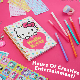 Hello Kitty DIY Journal Kit keychain, portable inspiration on the go