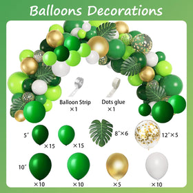 Helowana dinosaur balloons collection – colorful garlands for a playful dinosaur vibe.