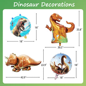 Helowana dinosaur cups, straws, and napkins – convenient disposables for quick cleanup.
