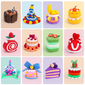 Helsort kids crafting cakes encouraging fine motor skills