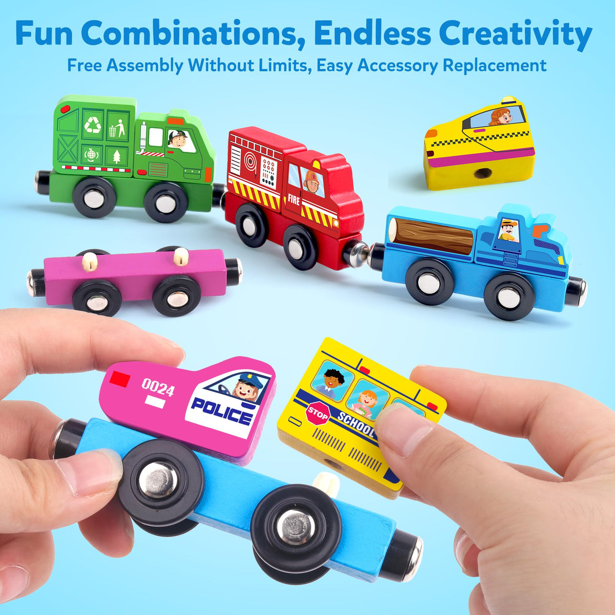 Helsort bus image promotes sequencing and cooperative play