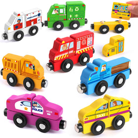 Helsort police car image for imaginative play and motor skill growth