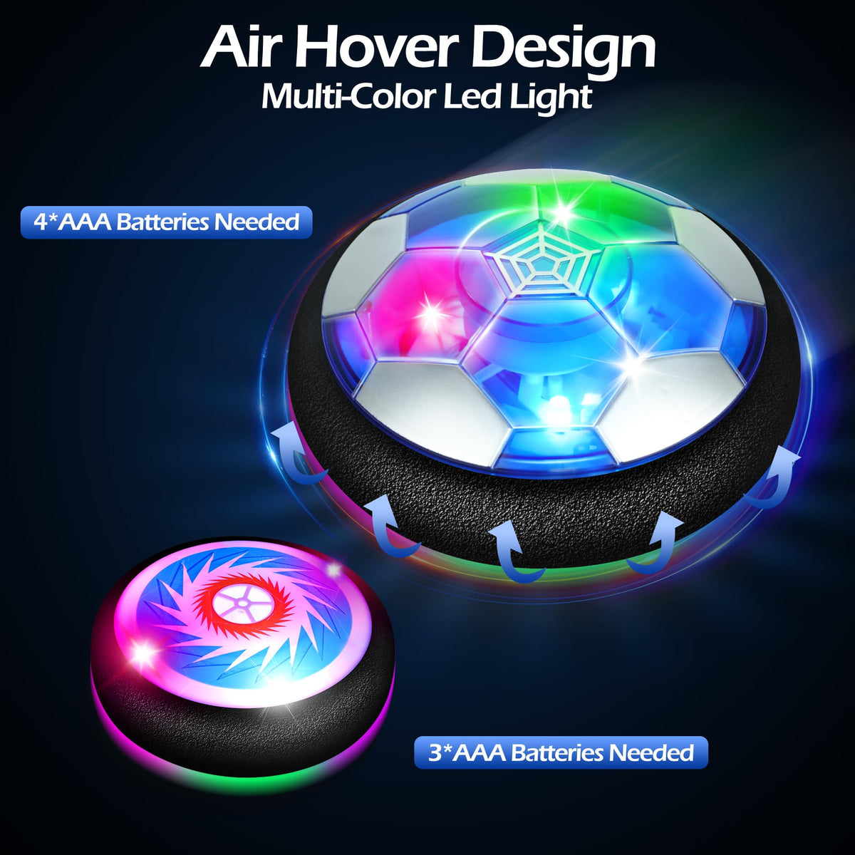 Kids enjoy soccer and hockey with Helsort hover play