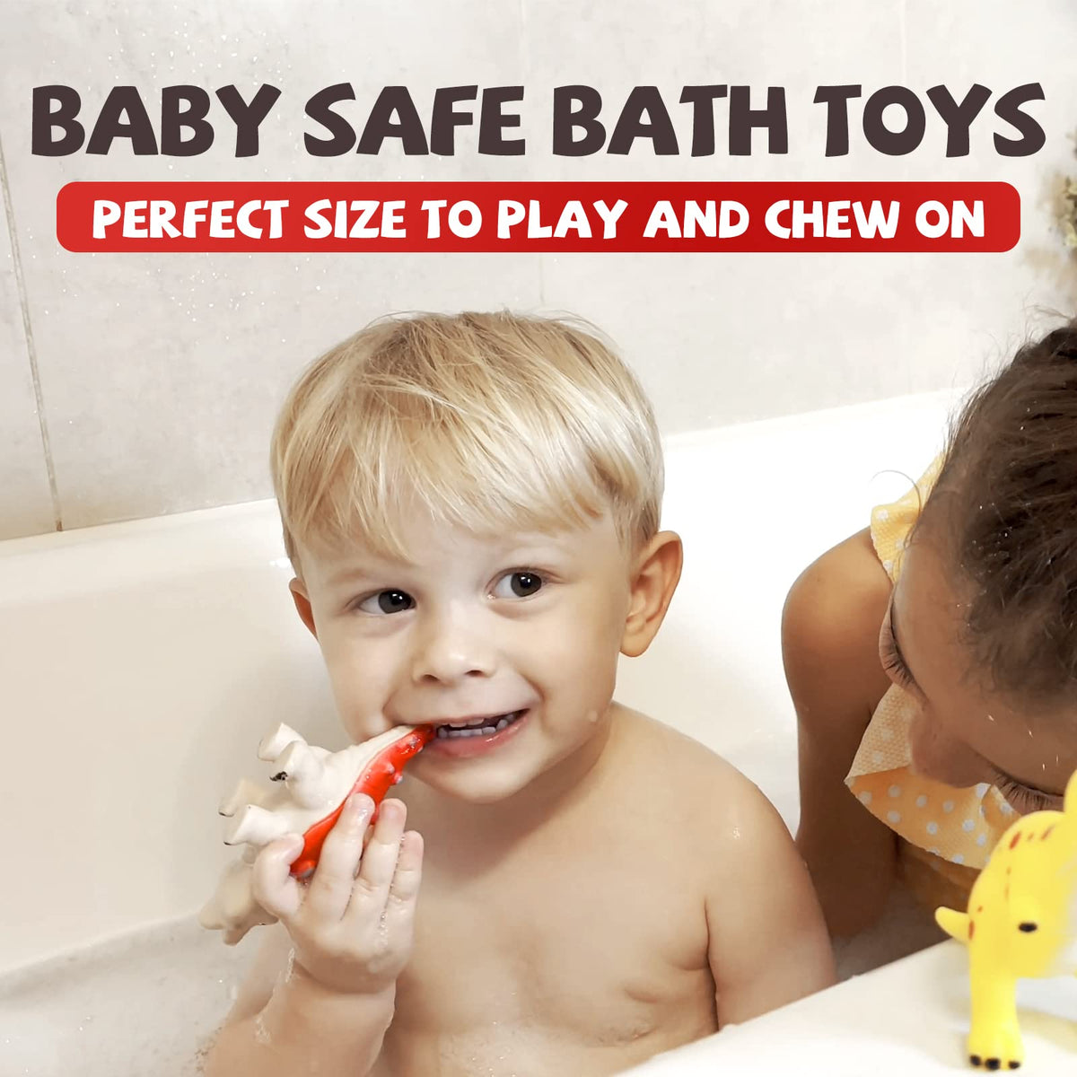 Hely Cancy dinosaur bath toy out-of-tub play supports imaginative fun