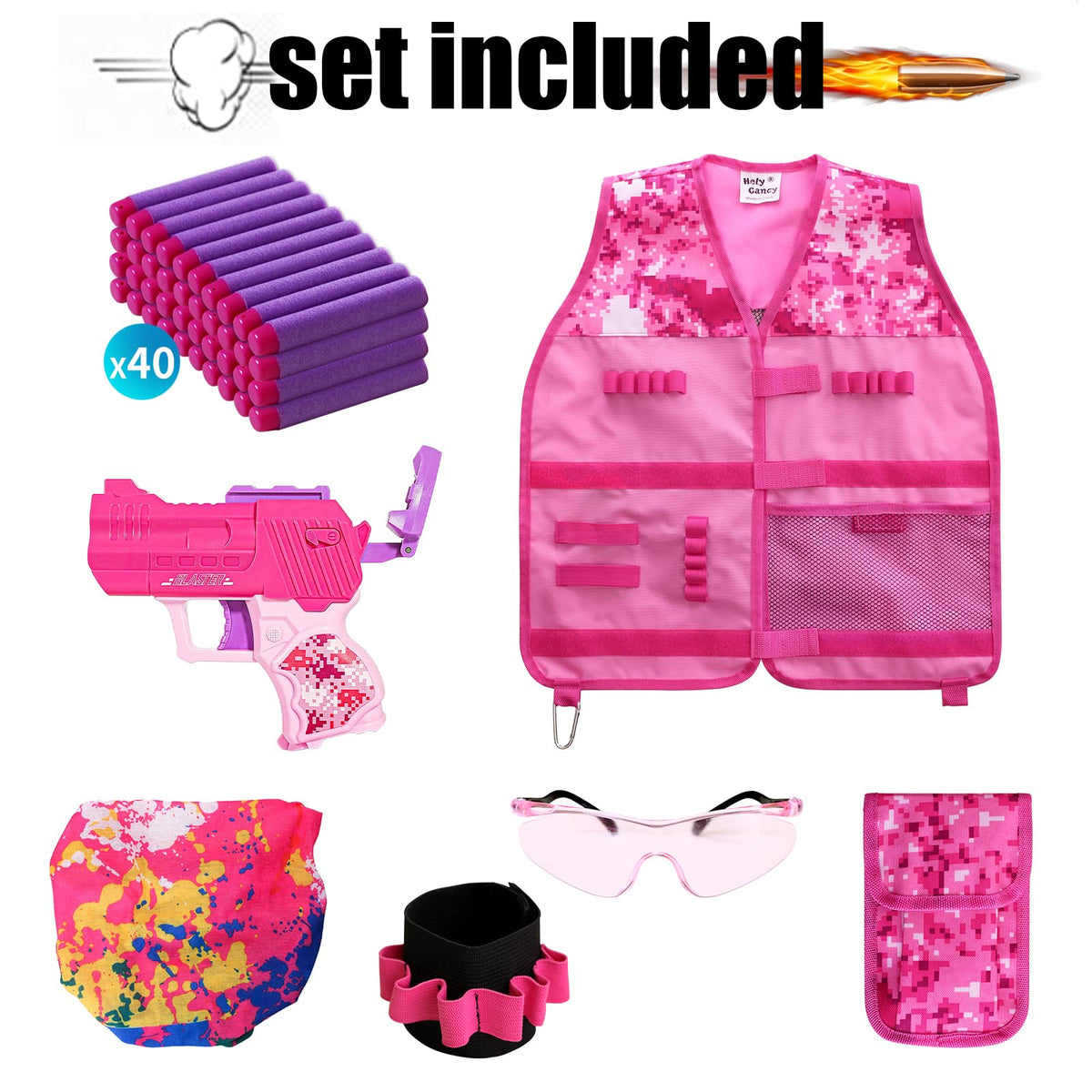 Hely Cancy purple toy blaster for Nerf-style battles