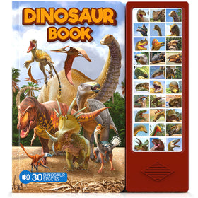 Hemalleon Dinosaur Book cover with bright colors invites early learning.