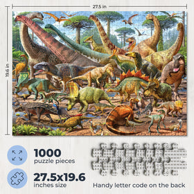 Hemalleon puzzle with letter-coded backing aiding progress tracking during solving