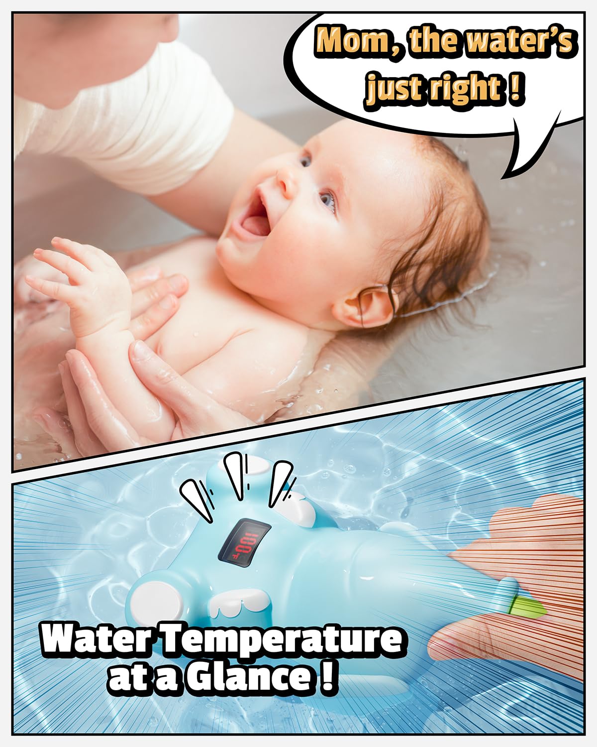HEMRLY elephant bath toy uses splash-safe USB charging.