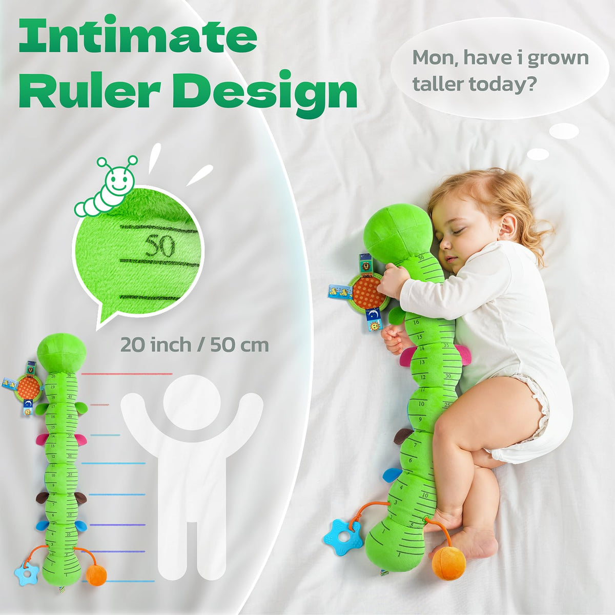 HEMRLY soft-teether caterpillar provides safe gums relief during teething