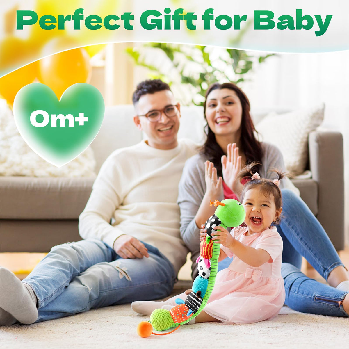 HEMRLY travel-friendly caterpillar toy fits car seats for on-the-go engagement