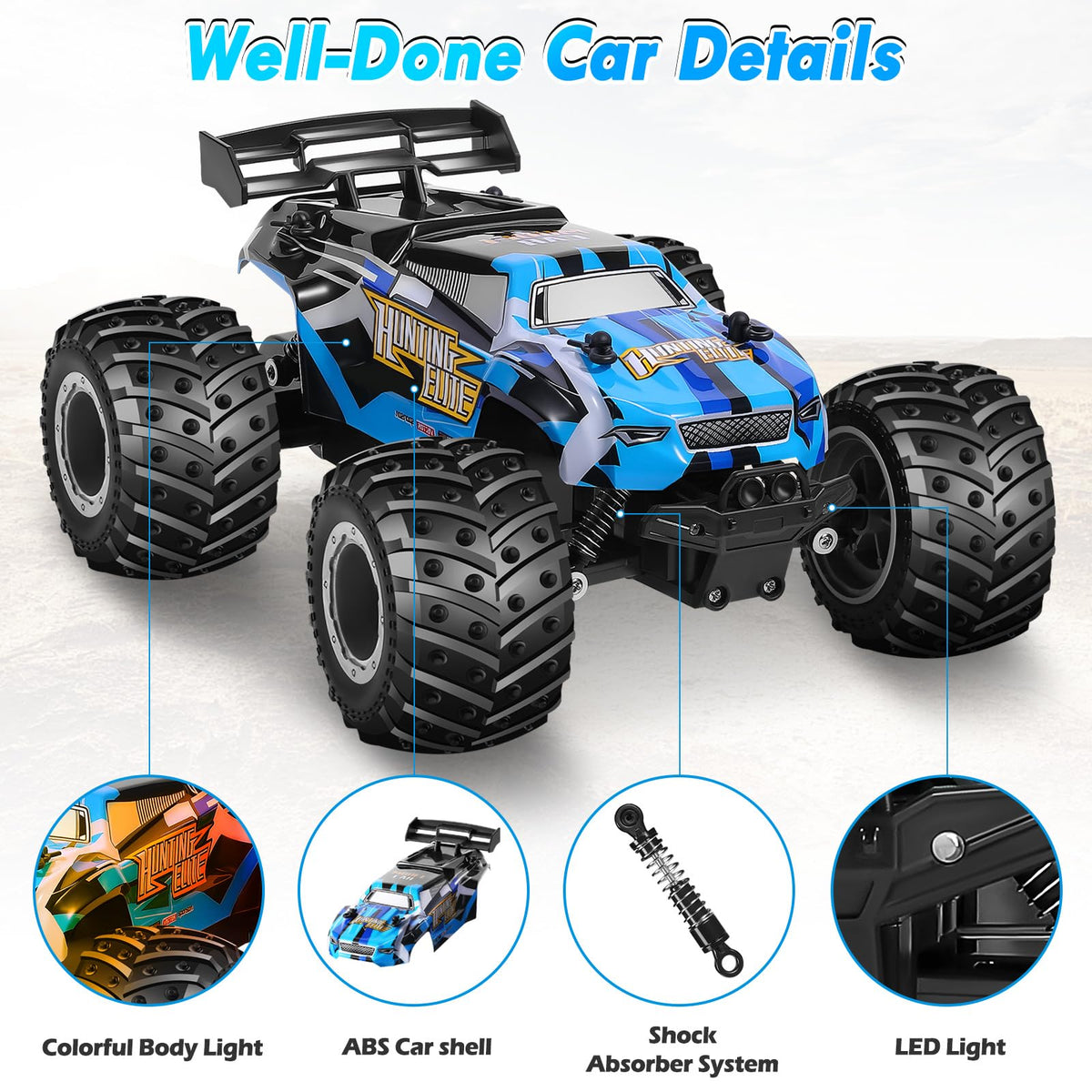 HENEROAR remote control with ergonomic grip supports responsive, interference-resistant operation