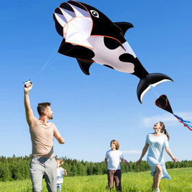 HENGDA KITE 700 Feet reel string extending into the sky for long flights