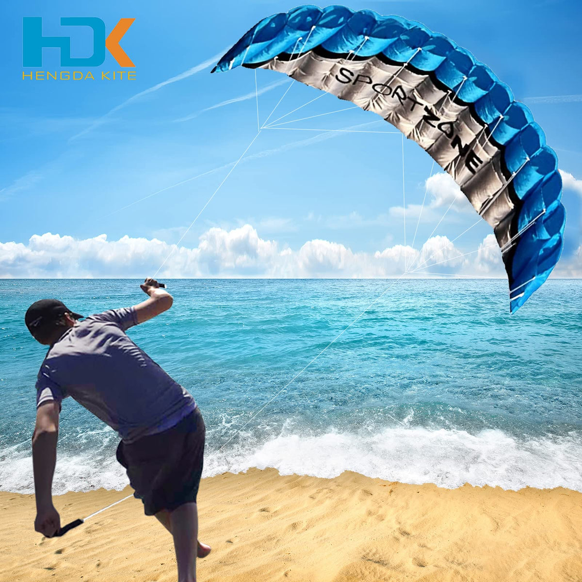 HENGDA KITE family-friendly kite flying on a sunny day