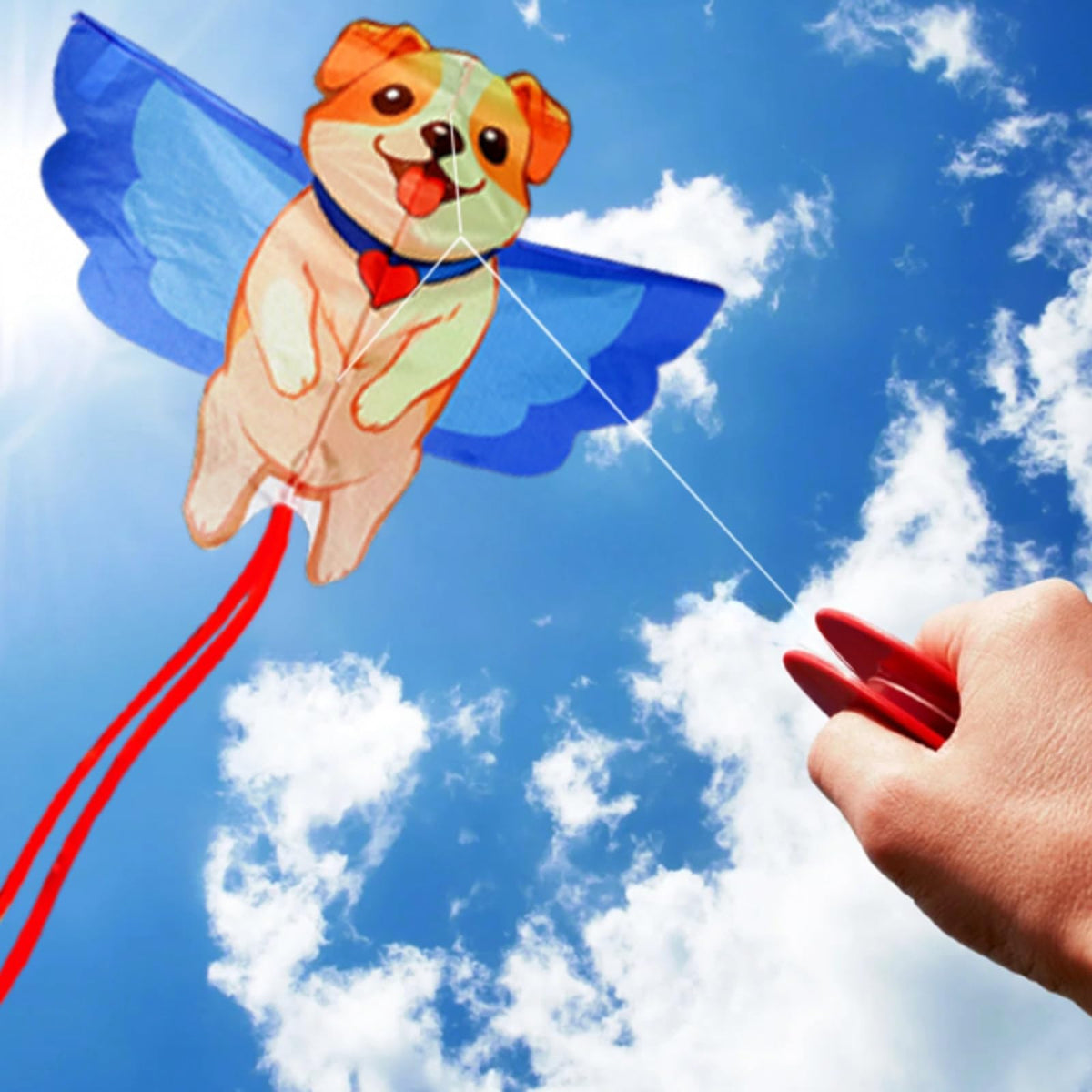 HENGDA KITE family outdoors flying kites emphasizes portability and easy setup