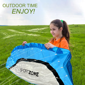 HENGDA KITE on a sunny beach ready to fly with family