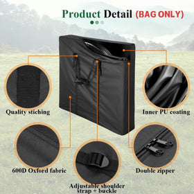 Hengme storage bag made from 600D Oxford fabric offers waterproof and tear-resistant protection.