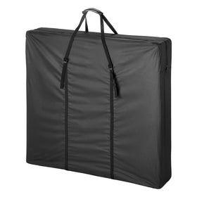 Hengme domino table storage bag showing 36-inch square layout with rugged handles for easy transport.