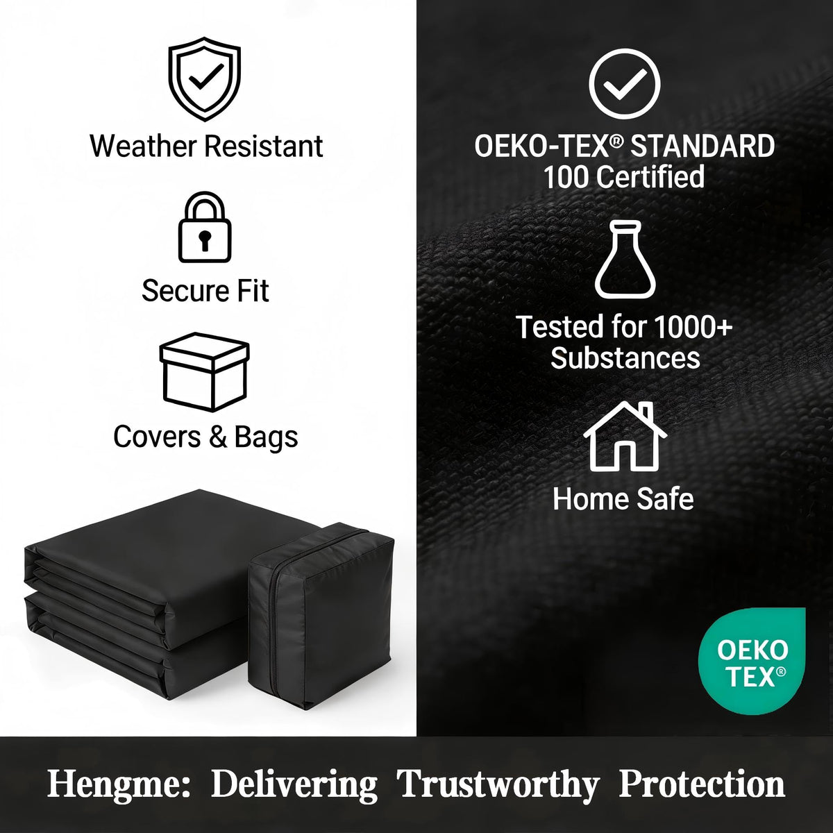 Hengme bag fits domino, mahjong, and similar folding tables with space to spare.