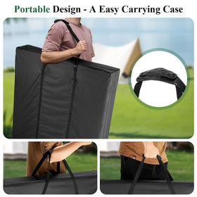 Hengme bag features reinforced handles and a removable shoulder strap for versatile carrying.