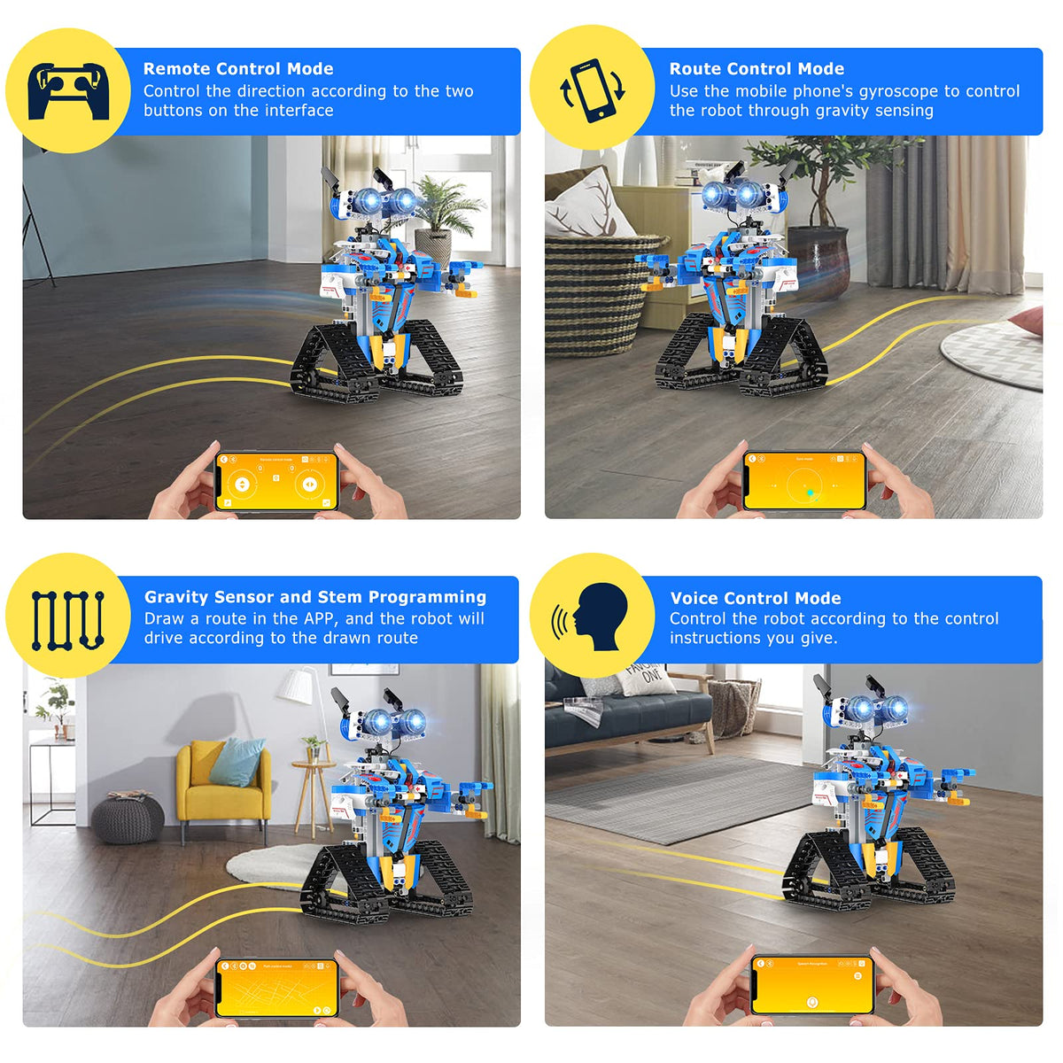 Henoda app Bluetooth remote control enables flexible operation.