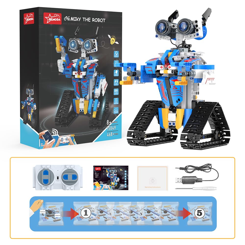 Henoda colorful step-by-step manual makes assembly easy.