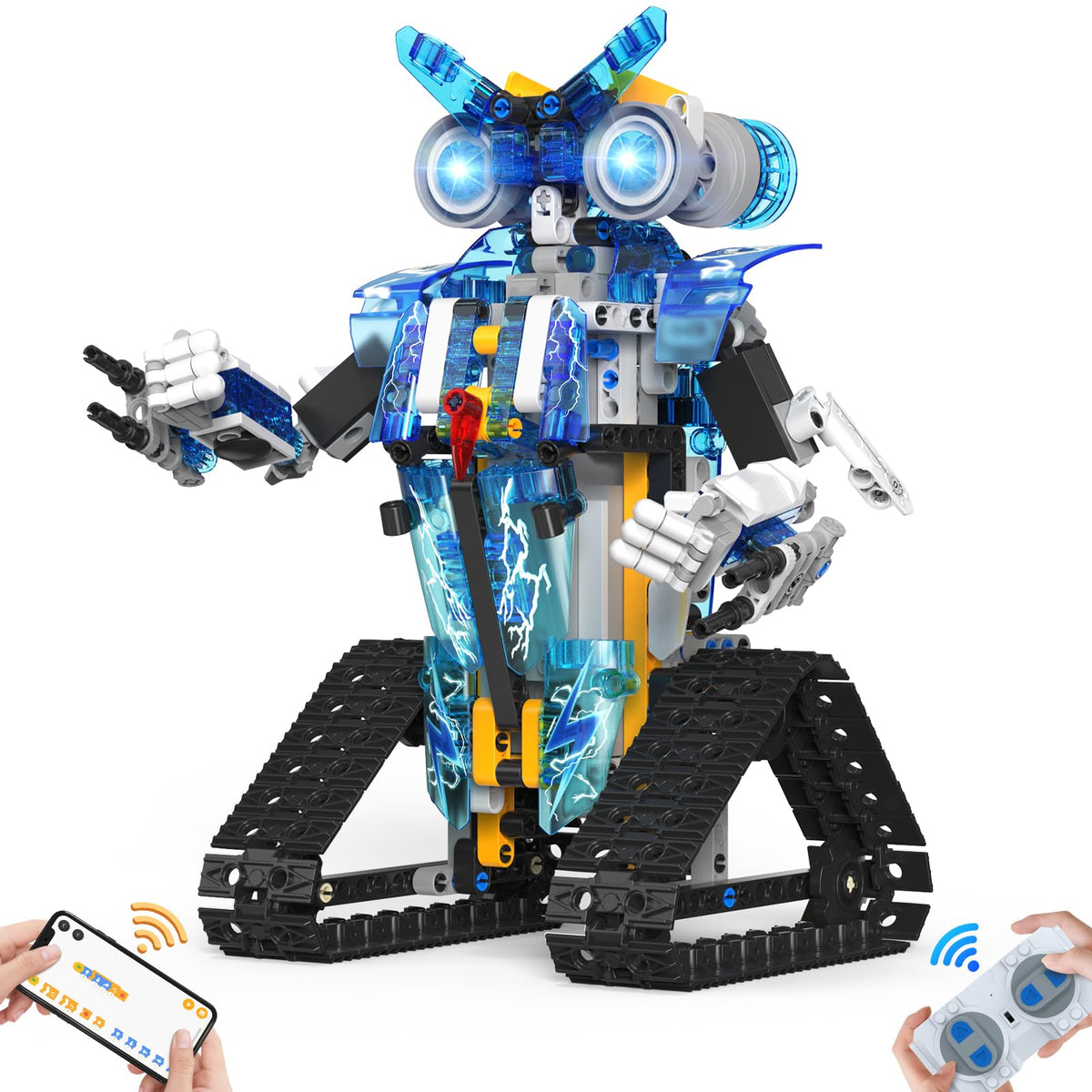 Henoda robot building toys with 443+ pieces for immersive STEM learning and creativity.