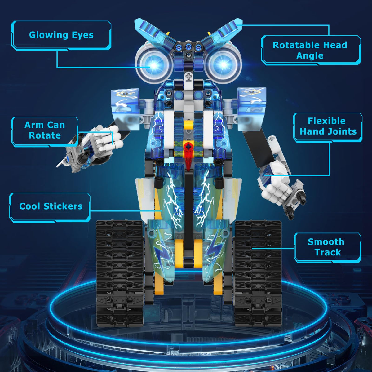 Henoda remote-control robot enables precise steering and engaging play.