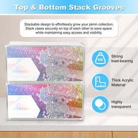 Henyopet Prismatic Evolutions case with UV protection preserves box colors.