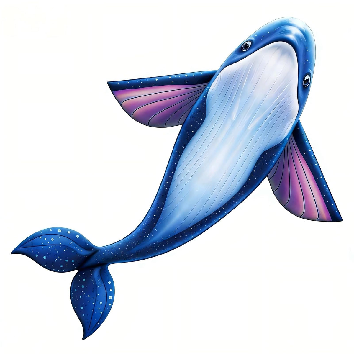 Heoniex giant whale kite soars over the beach, great for family moments.