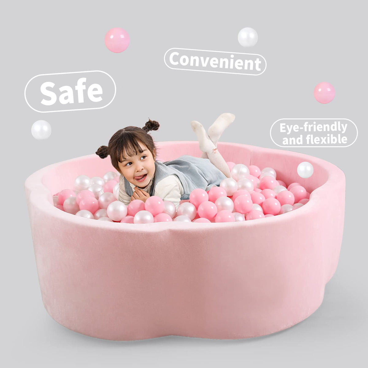 Heopeis baby and toddler enjoy colorful balls
