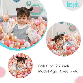 Heopeis ball pit balls in playhouse inspire imaginative sorting.