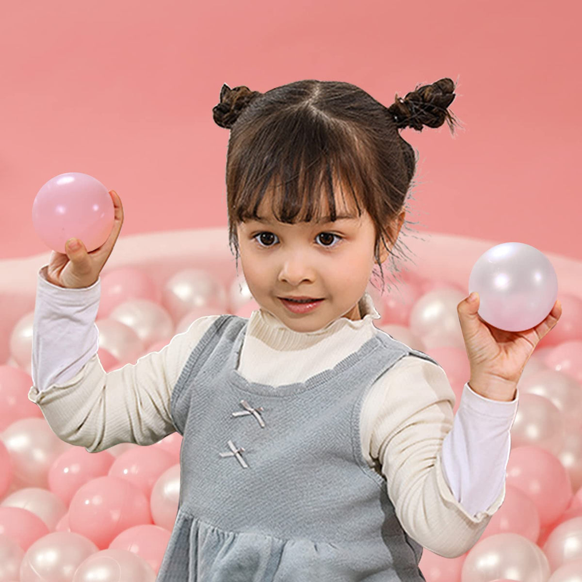 Heopeis crush-proof plastic balls durable and safe