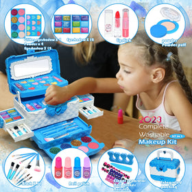 HERAPFANN 57-piece makeup set layout showing variety for creative play