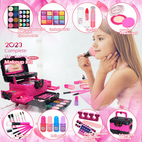 HERAPFANN Kids Makeup Kit blush colors for gentle, kid-friendly looks