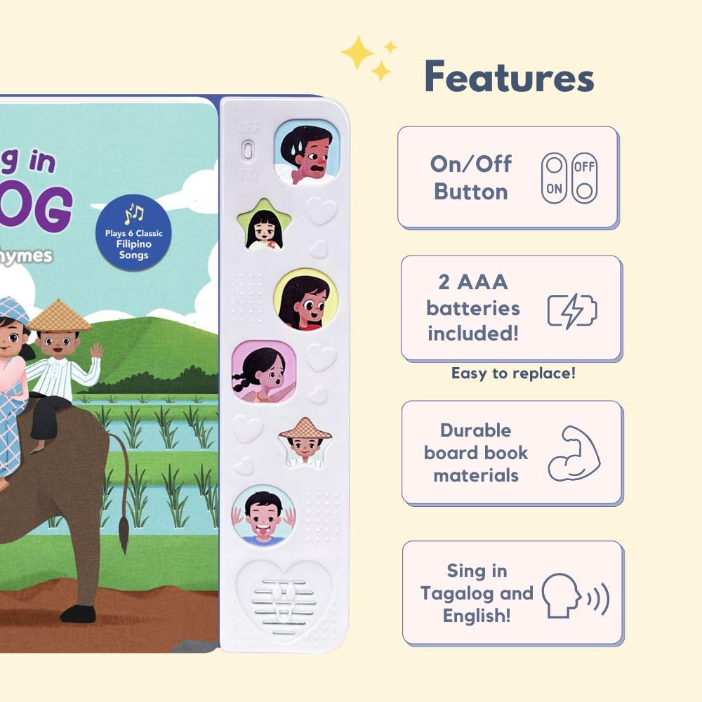 Heritage Kids Press I Love to Sing sturdy board pages withstand busy play.