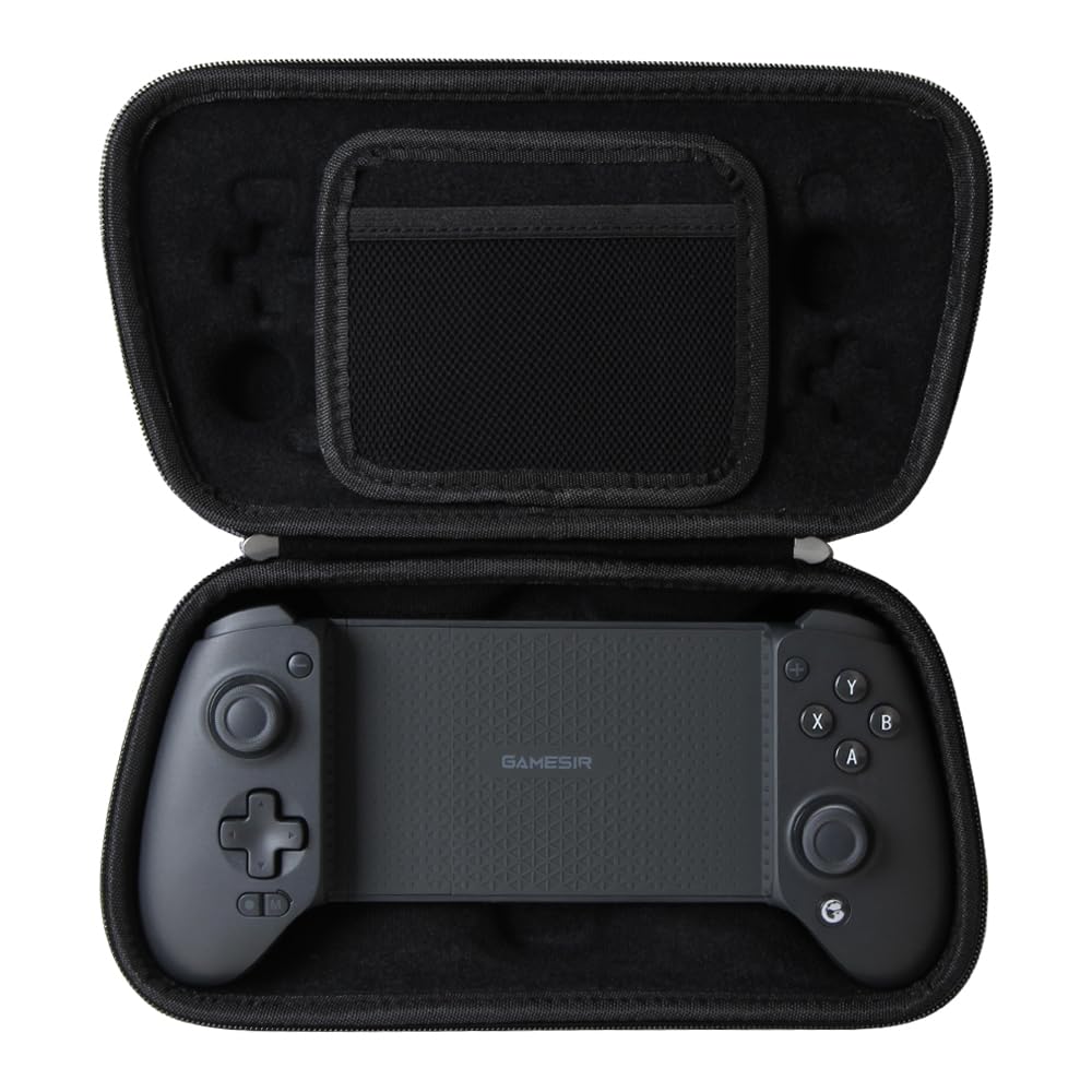 Hermitshell Gamesir G8 Plus case top view shows compact travel protection