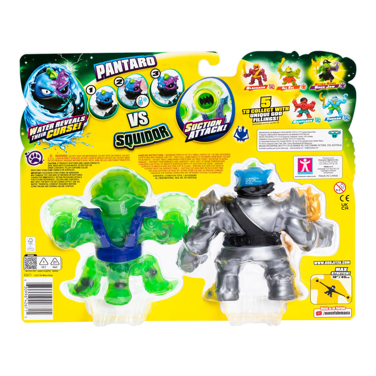 Cursed Goo Sea pack from Heroes of Goo Jit Zu showing two figures for immersive battles.