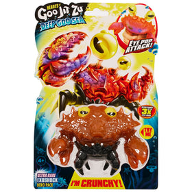 Heroes of Goo Jit Zu Deep Goo Sea Exoshock stretches to 3x for dynamic play.