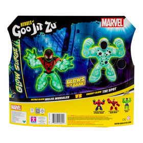 Heroes of Goo Jit Zu Marvel Glow Surge The Spot figure glows and stretches for fun