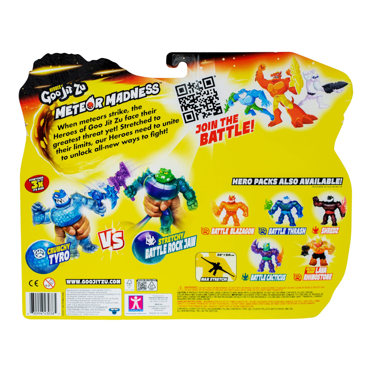 Meteor Madness 3x stretch capability for dynamic pretend battles.