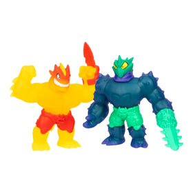 Heroes of Goo Jit Zu Meteor Madness Versus Pack in action, ready for epic stretches and battles.