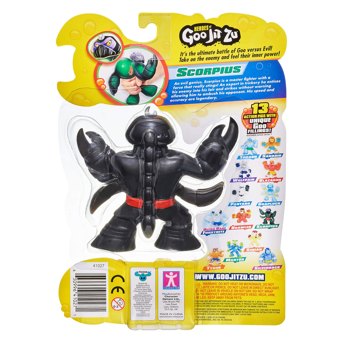 Heroes of Goo Jit Zu Oozy Scorpion Scorpius no mess play with cartoon tie-in teaser on YouTube.