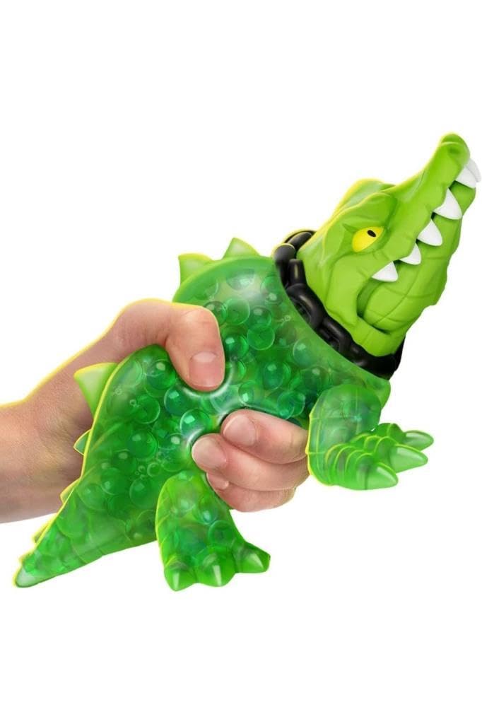 Heroes of Goo JIT Zu Primal Rock Jaw primal crocodile form offers rugged pose-ready play.