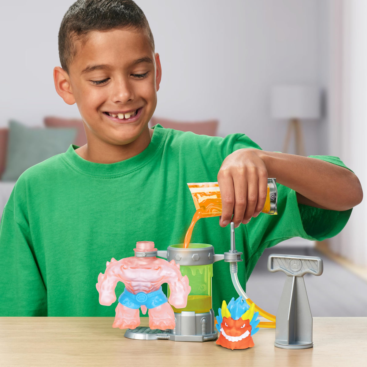 Creator Chamber pumps goo into Blazagon and Thrash for stretchy action