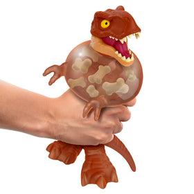Jurassic World Supagoo T. Rex invites imaginative stretch-and-squish play.