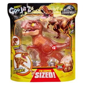 Supagoo T. Rex stretching arms and legs for dynamic pretend play.