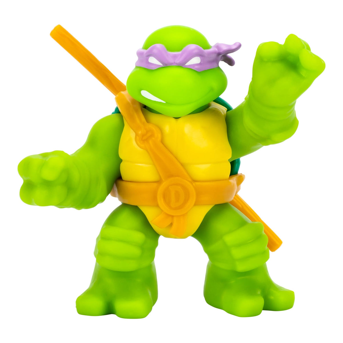 Demo of squeezing and stretching up to three times size with Heroes of Goo Jit Zu.