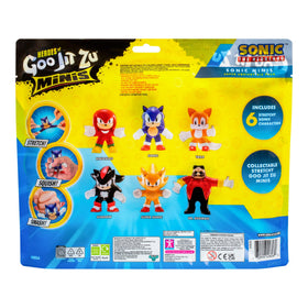 Heroes of Goo Jit Zu Minis Sonic 6 Pack shadow figure supports imaginative battle storytelling
