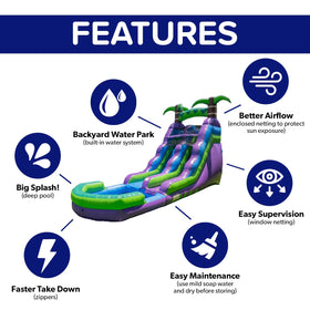 HeroKiddo commercial-grade PVC material offers durability for frequent events