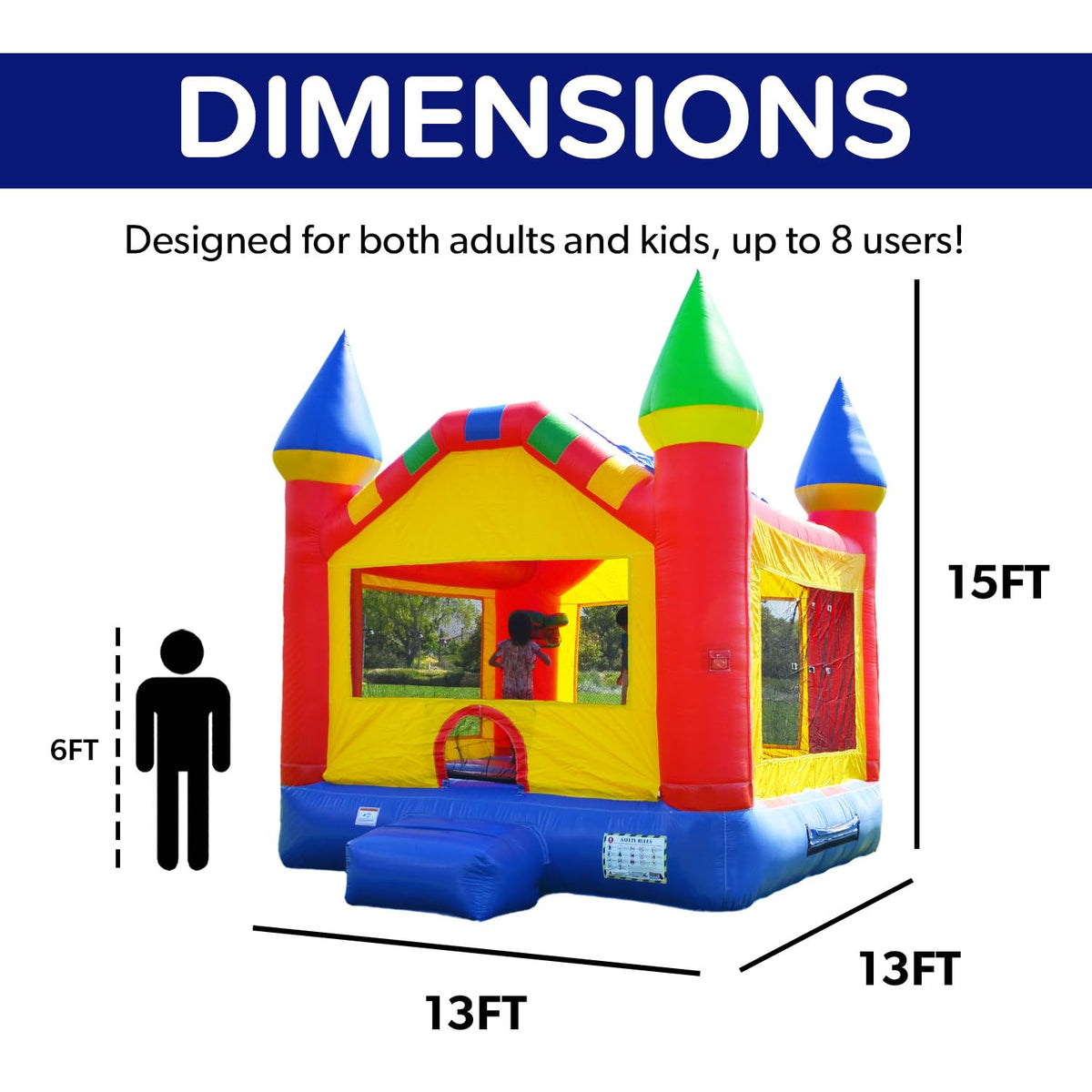 HeroKiddo commercial PVC vinyl construction emphasizes tear resistance and easy sanitization